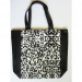 Сумка Victoria's Secret 2014 Black & White faux leather Leopard Print Tote Bag